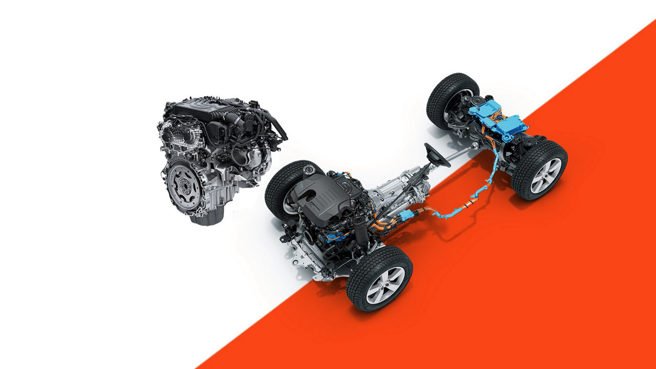 Land Rover Defender engine and traction system