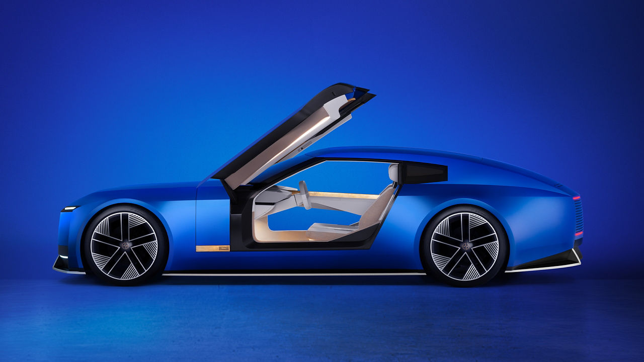 Future jaguar side door open