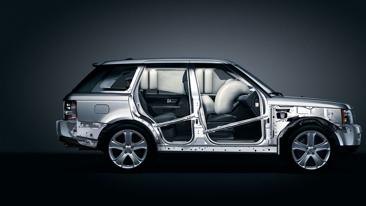 Range Rover metal framework