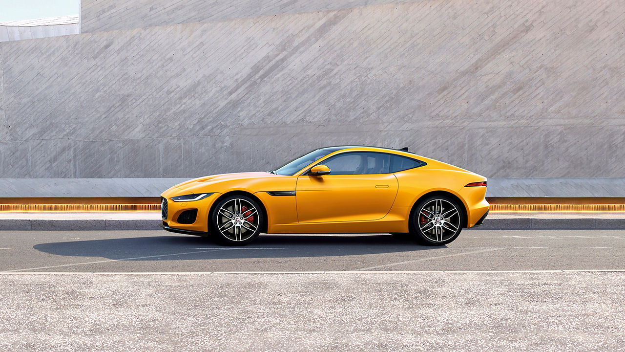 Jaguar 2023 F-TYPE on the road