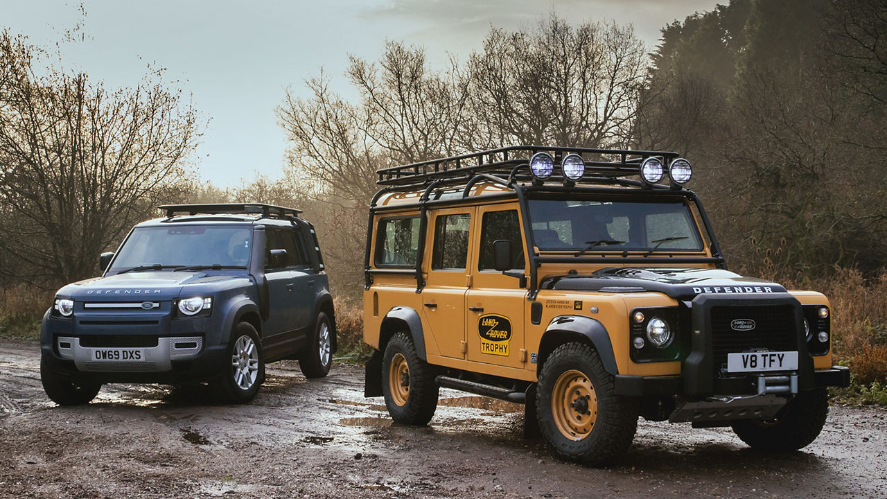 Defender Old and new in one frame