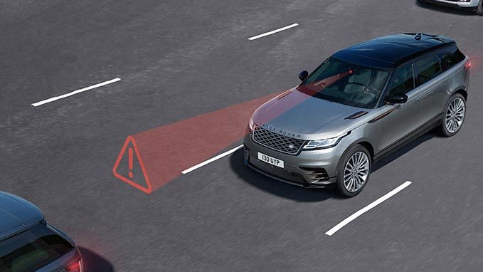 Range Rover driving alert notification