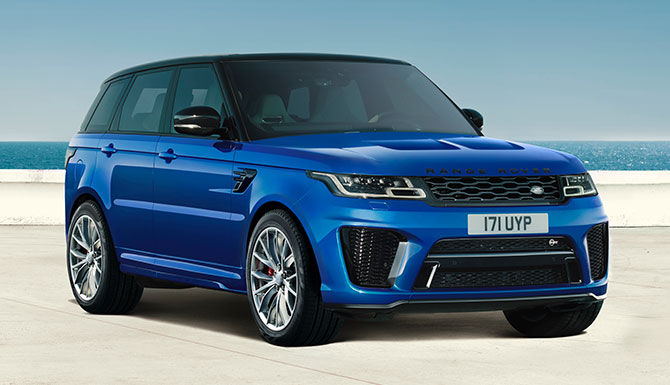Range Rover Sport in blue
