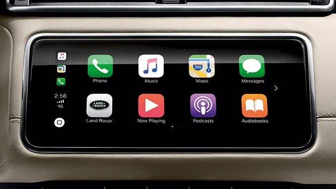 Land Rover main screen applications