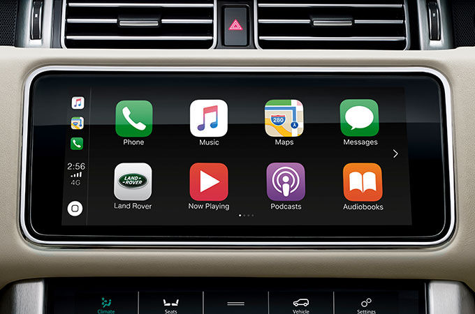 Land Rover screen applications