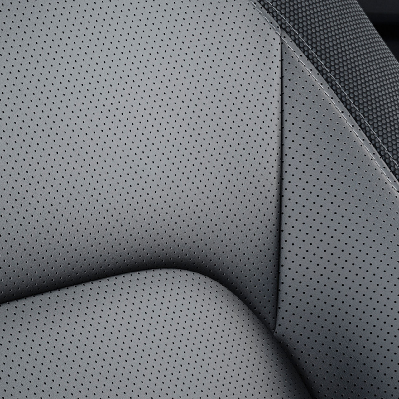 Close up of interior seat