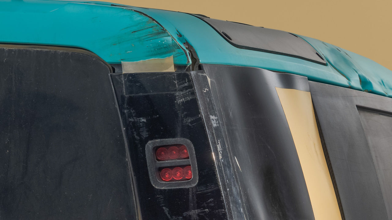 Defender Dakar back top view