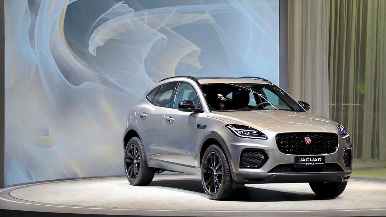 Jaguar E-Pace on stage