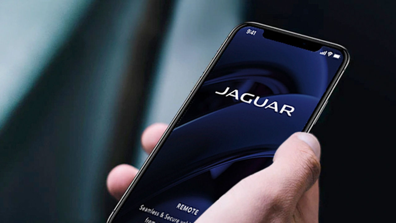 Jaguar App Sett up in phone