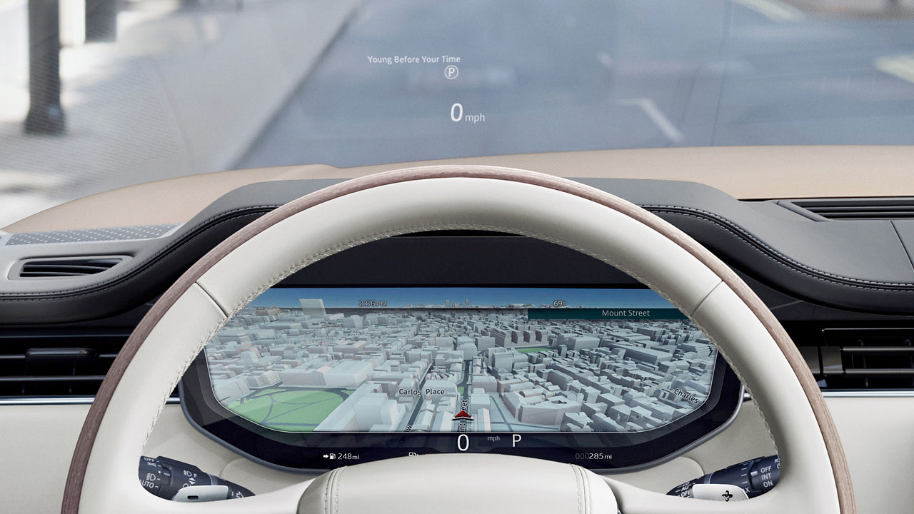 揽胜仪表盘和信息娱乐系统