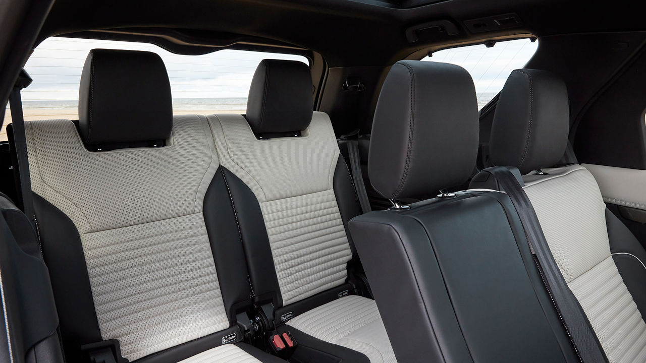 Leather seat of the Descovery