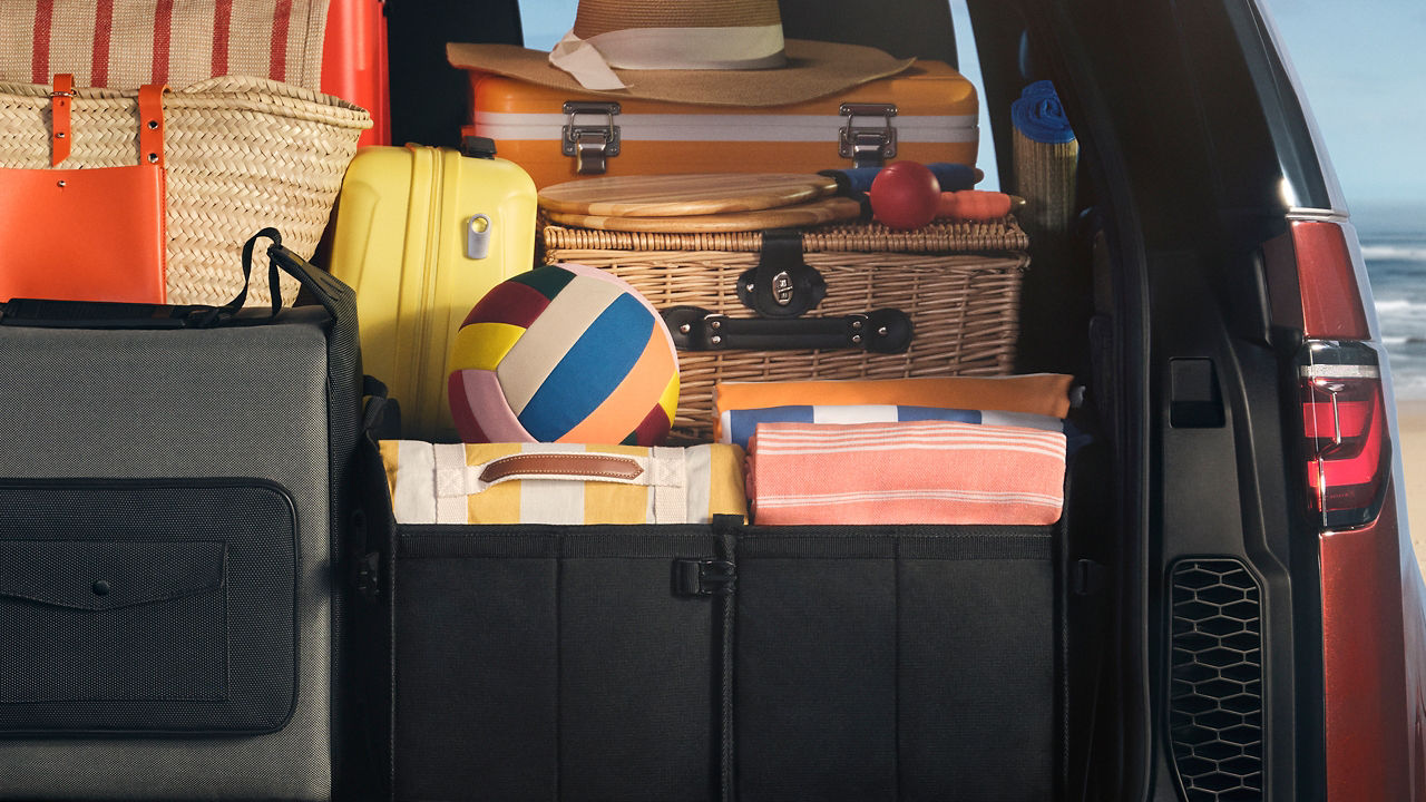 Discovery filled with luggage