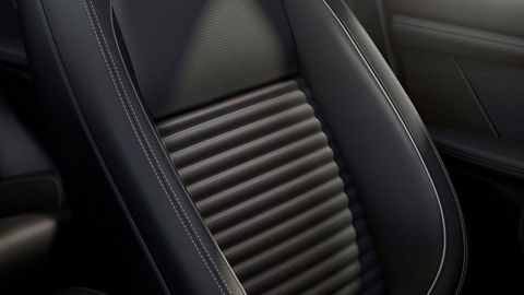 Leather seat of the Discovery sport 