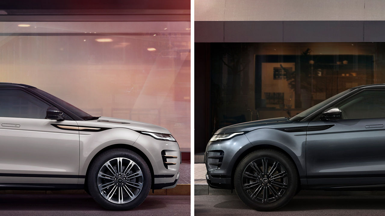 Range Rover Wvique facaing each other