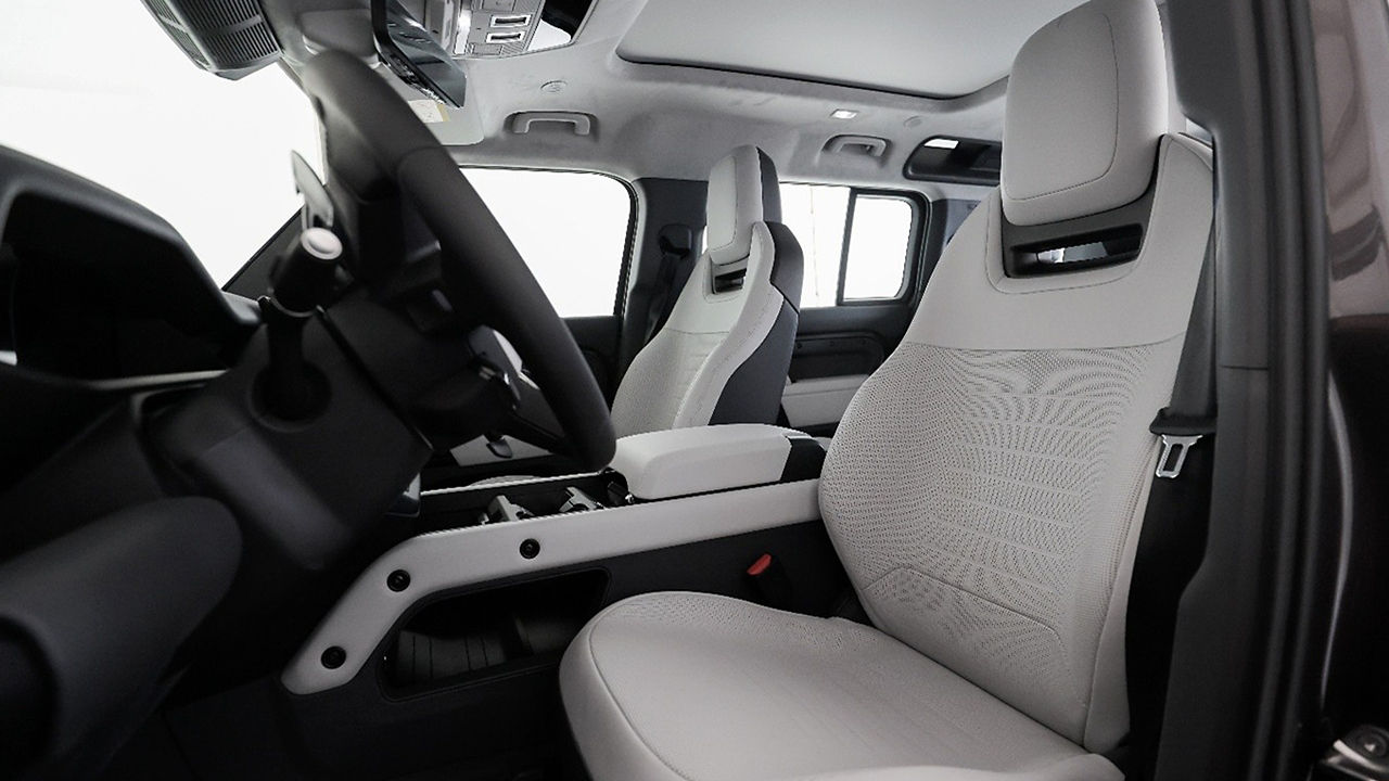 Landrover interior view