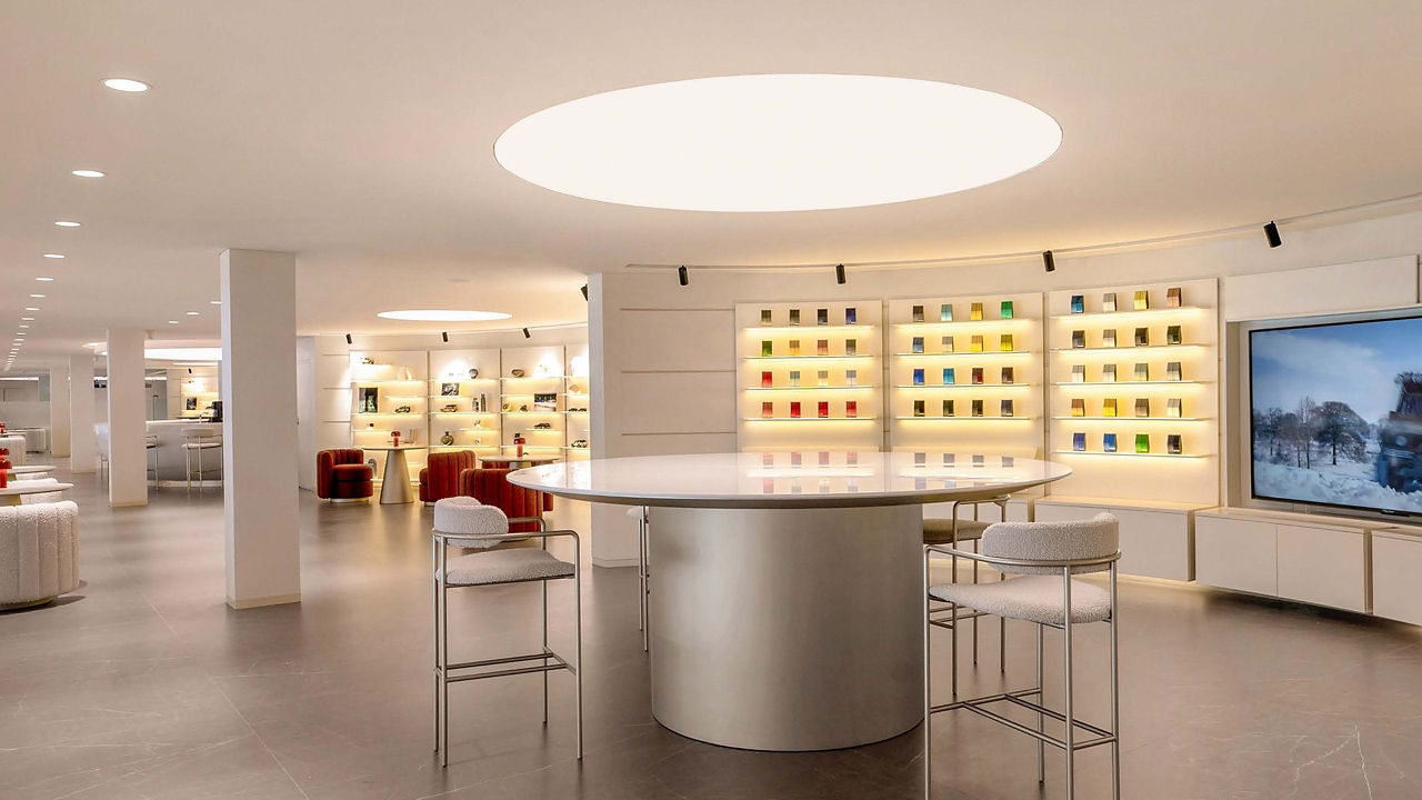 New modern luxury showroom
