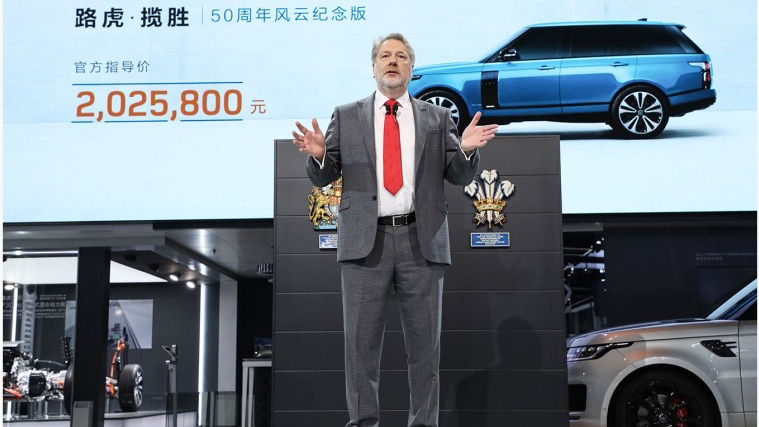 Richard Shore giving an announcement 