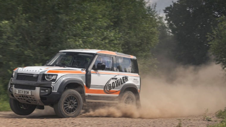 Defender 90 Bowler Track Testing