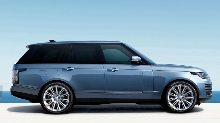 Blue Range Rover 