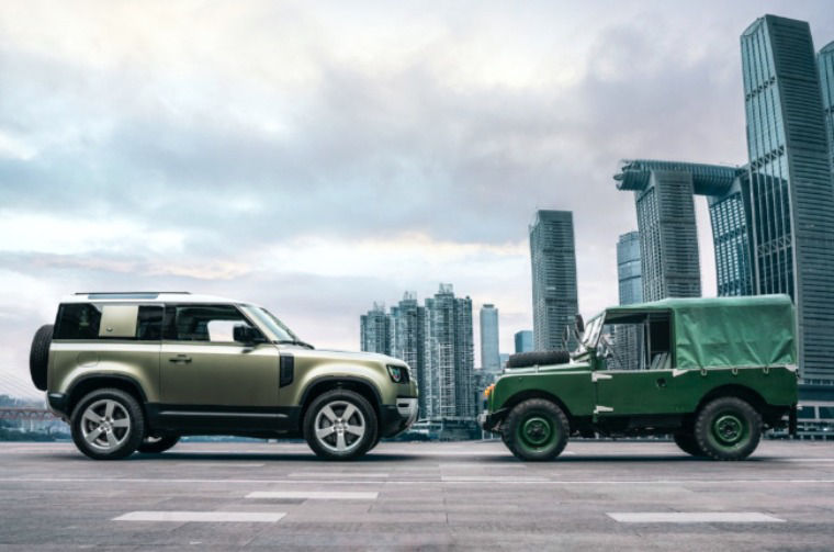 The new Land Rover Defender 90 and Land Rover Series I
