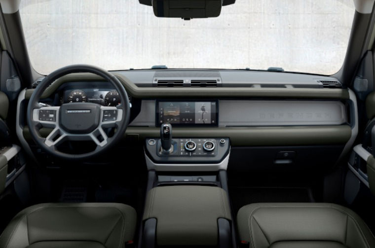 Land Rover Defender cockpit