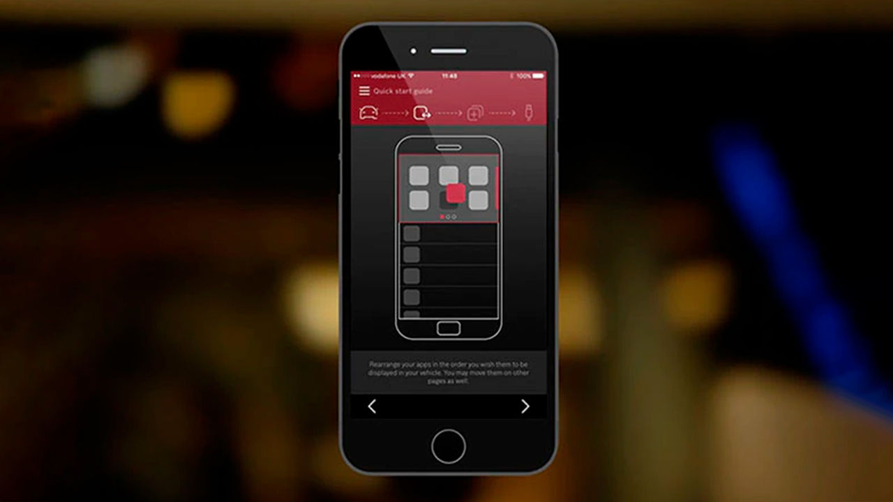 iPhone iOS quick start guide screen