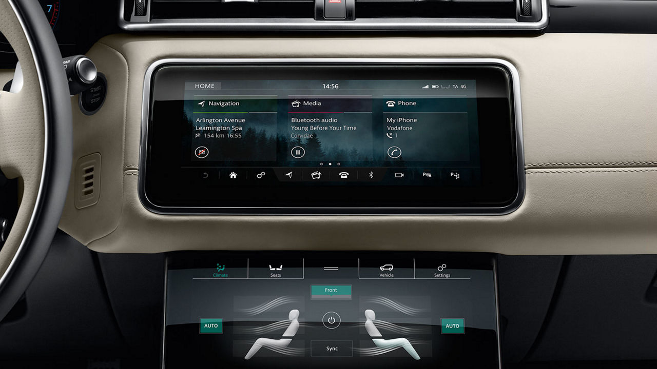 Land Rover Infotainment system and connected services