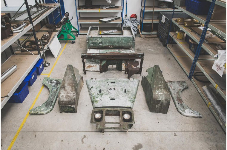 Land Rover Series I original body panels