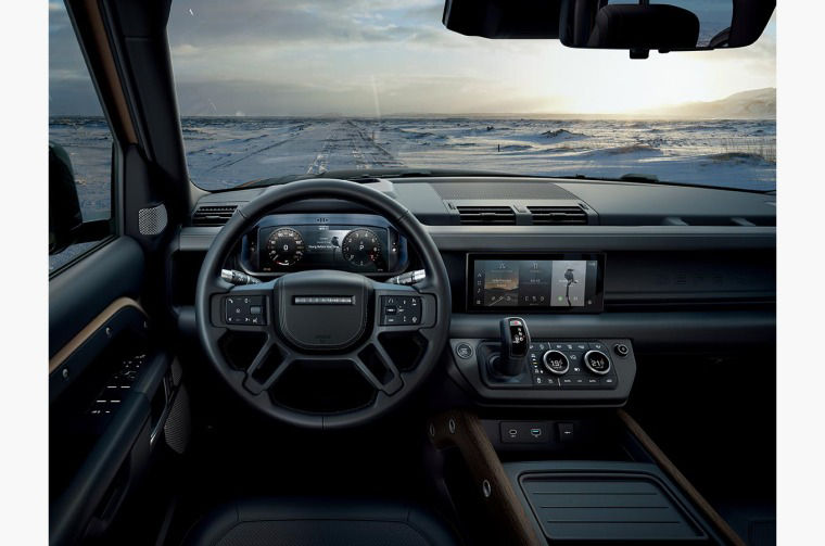 Land Rover Defender cockpit