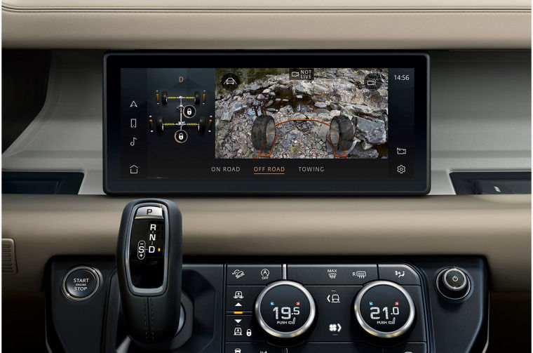 Defender Infotainment system