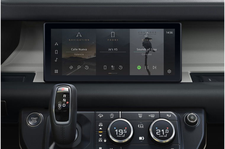 Defender Infotainment system