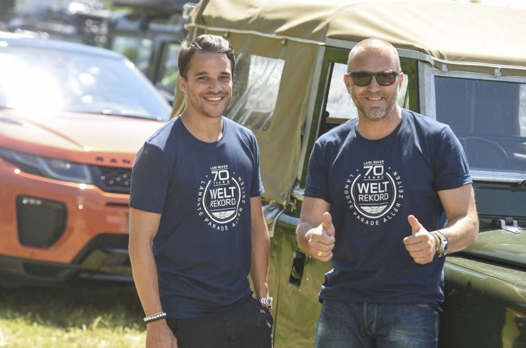 German film and television stars Heino Ferch and Kostja Ullmann
