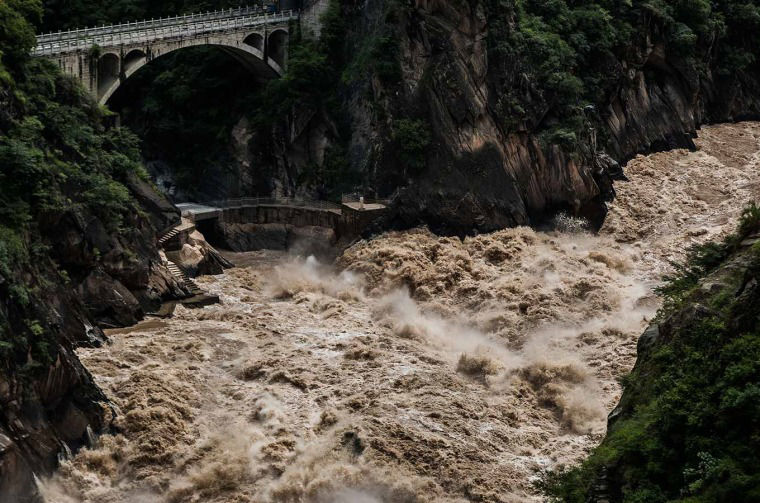 Rushing waters
