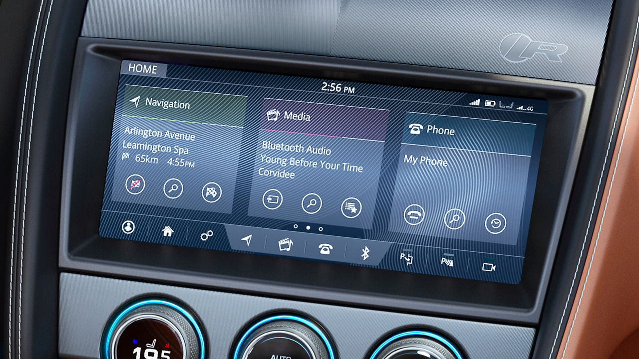 Jaguar F-TYPE InControl Details close up view