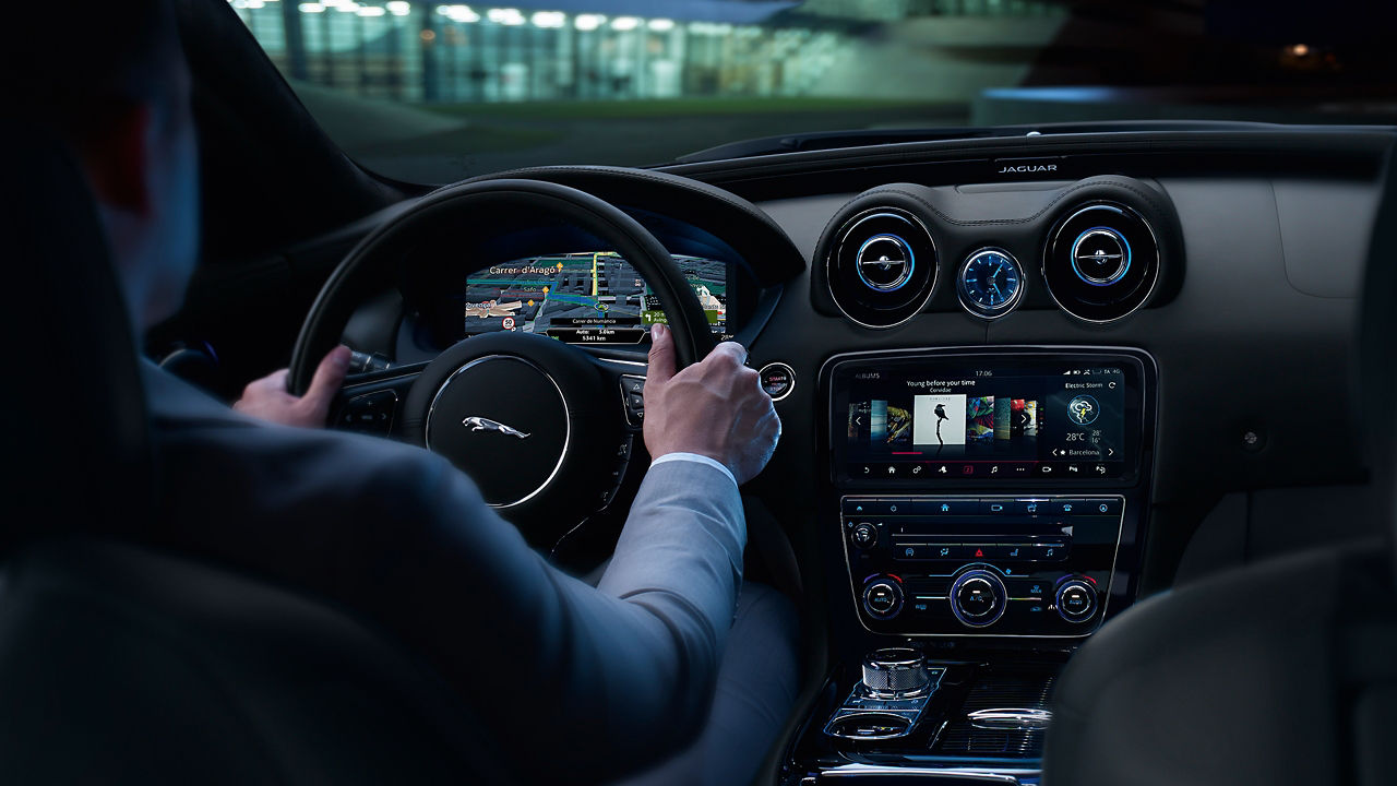 Jaguar XJ interior shot