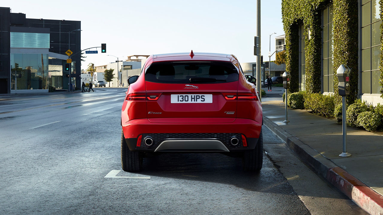Jaguar E-Pace running on City Road