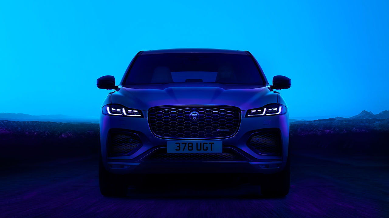 Front view of Jaguar F-PACE